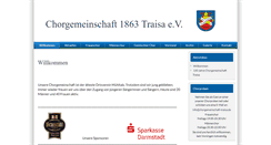 Desktop Screenshot of chorgemeinschaft-traisa.de